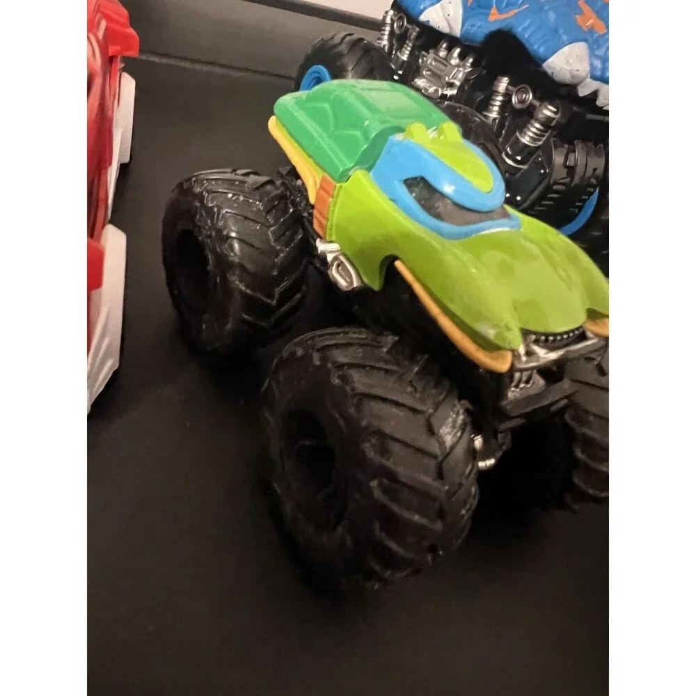 Lot of 6 Monster Jam and Blaze and the Monster Machines toy trucks